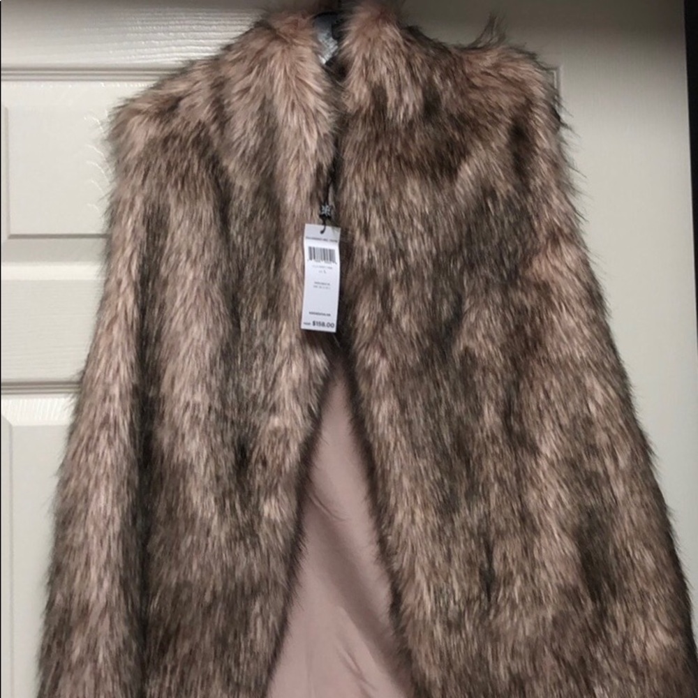 Brand new! Faux fur vest
